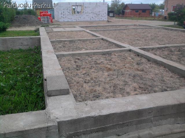 Kursenuose sodas namo statybai