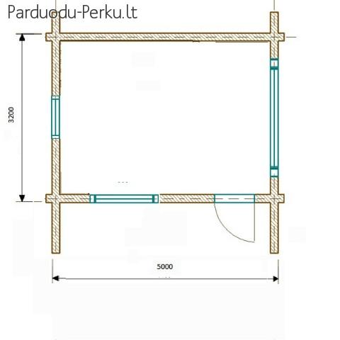 PIGIA!!! Parduodu apvaliu rastu  sienoju  ismatavimai 5.0m. 