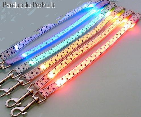 LED švieselė dirželis kaip atšvaitas