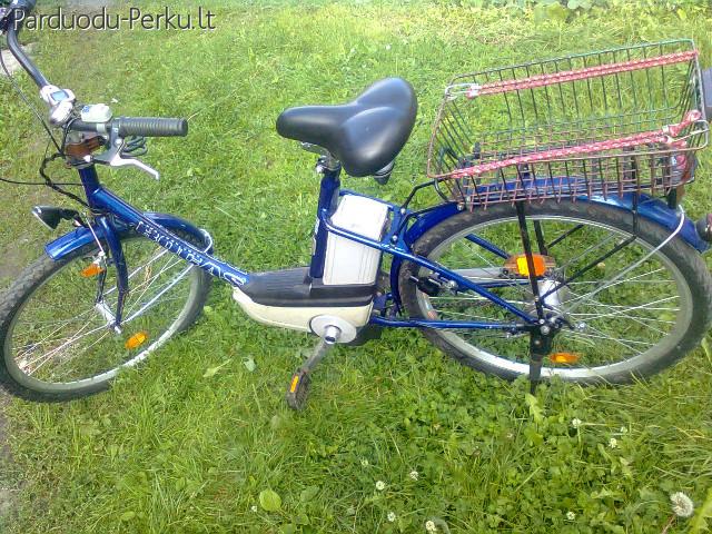 Elektrinis dviratis su akumuliatoriumi