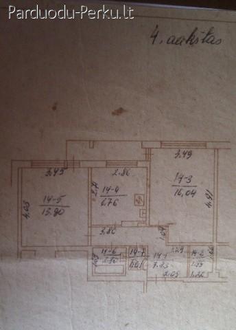 2 kambarių butas Elektrėnuose