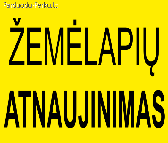 Žemėlapių atnaujinimas visoms gps navigacijoms ŠIAULIUOSE