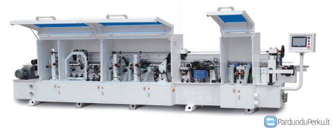 20-09- Automatinės kraštų užklijavimo staklės WOODLAND MACHINERY FZ-450DJK (naujos)