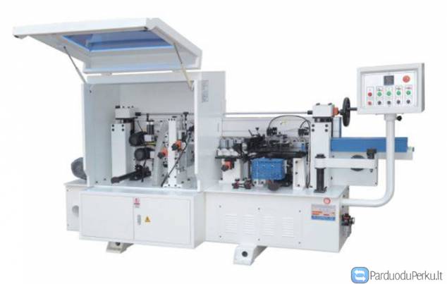 20-09- Pusiau automatinės kraštų užklijavimo staklės WOODLAND MACHINERY FZ-230 (naujos)