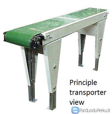 20-32-522 Juostinis transporteris WOODLAND MACHINERY 2480x400 (naujas)