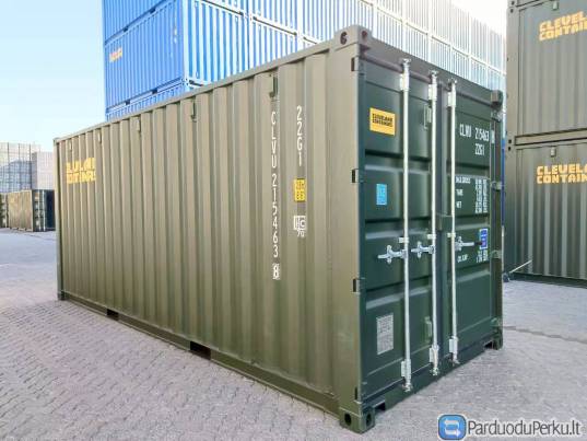 20 pėdų nauji jūriniai konteineriai