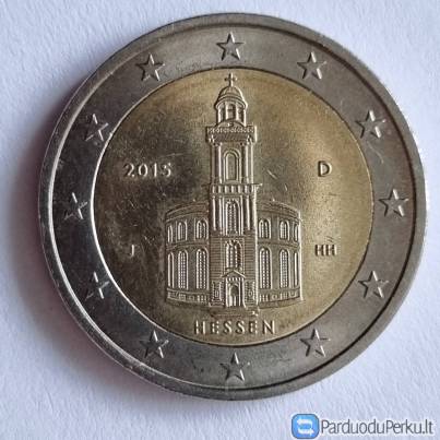 2015 VOKIETIJA HESSEN 2 EURŲ MONETA
