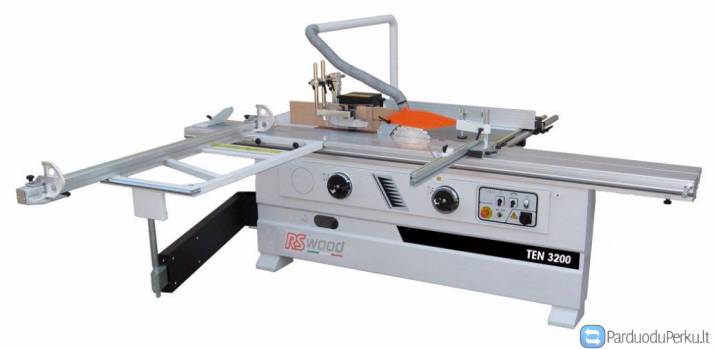 21-18 Kombinuotos formatinio pjovimo – frezavimo staklės  RS WOOD CMC TEN3200 (naujos)