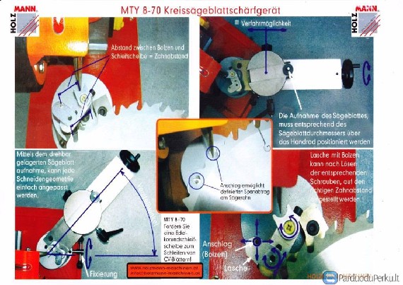 21-80-027 Diskinių pjūklų galandimo staklės HOLZMA