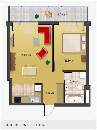 parduodamas dvieju kambariu butas