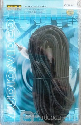 2xRCA Audio laidas 10 m.