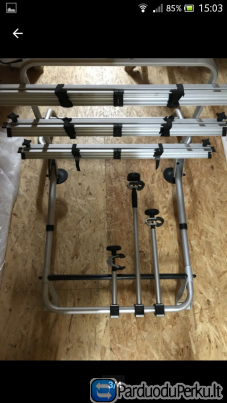 3 dviraciu laikiklis skirtas VW Sharan,Ford,Seat