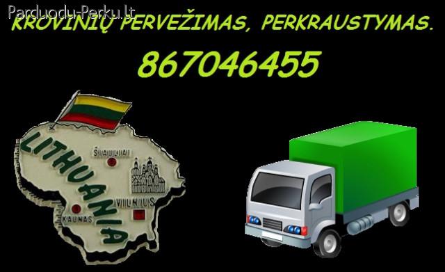 30 LT KROVINIŲ PERVEŽIMAS, PERKRAUSTYMAS.