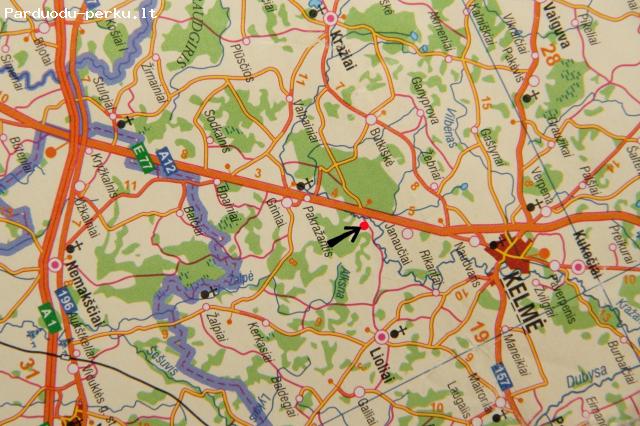 Sodyba Kelmės raj., netoli upės