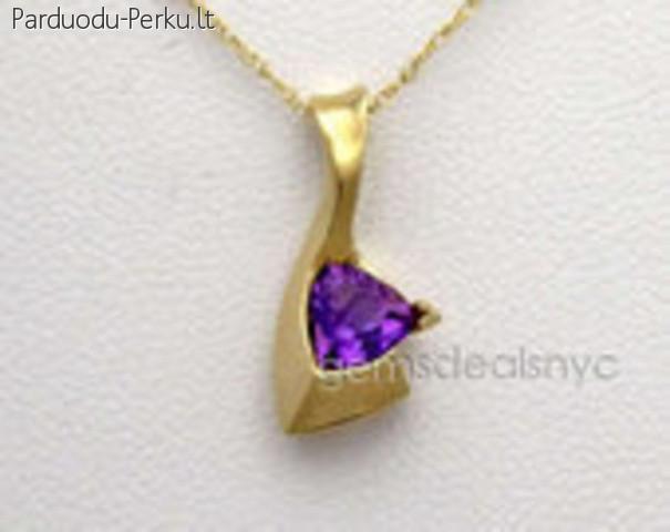 333 auksine grandinele su ametystu