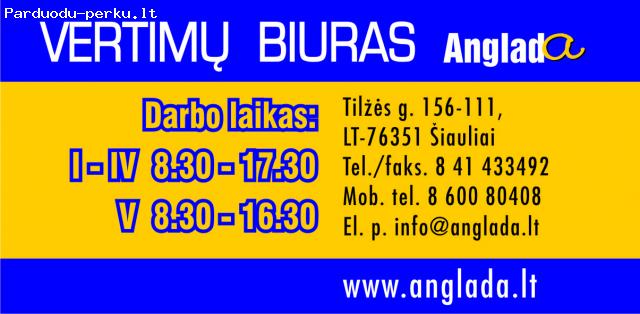 Kokybiški vertimai į / iš 16-kos kalbų