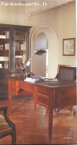 Vienetinis-Sendintas biuro stalas su kede