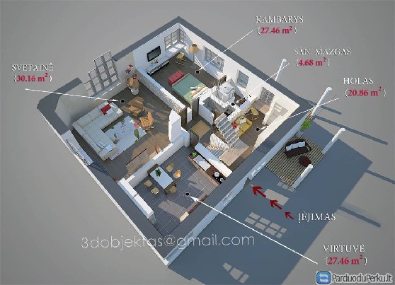 3D VIZUALIZACIJOS 860582012