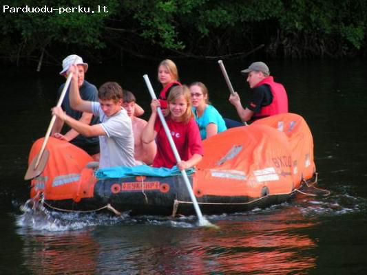 Plaustai, plaustų nuoma (Aukštaitija, Šventosios upė)