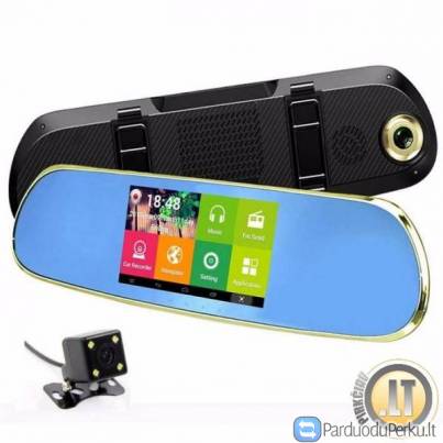 5 COLIŲ PMC-STAR DAUGIAFUNKCINIS ĮRENGINYS SU GPS NAVIGACIJA, VAIZDO REGISTRATORIUMI, GALINE VAIZDO