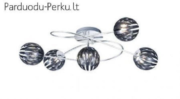 5 gaubtų kabinamas šviestuvas