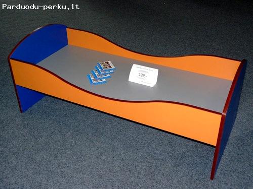 Vaikiška lovytė, staliukas, batų dėžė, patalynės/žaislų dėžė