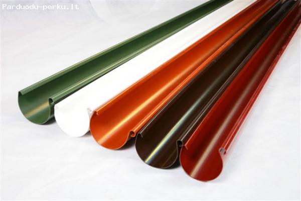 Lietaus nuvedimo sistemos (METALINĖS, PLASTIKINĖS) Latakas -