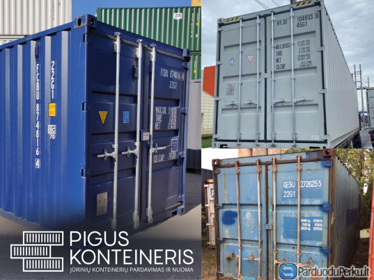 6 ir 12m jūrinis konteineris/jūriniai konteineriai Klaipėda