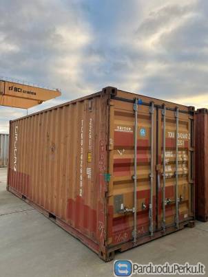 6 METRŲ JŪRINIŲ KONTEINERIŲ PARDAVIMAI IR JŲ NUOMĄ (NAUDOTI)