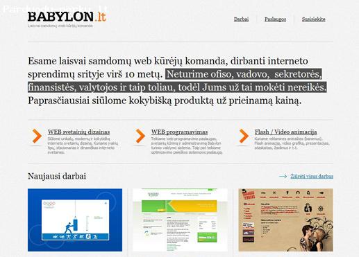 Profesionalios svetainės už prieinamą kainą!