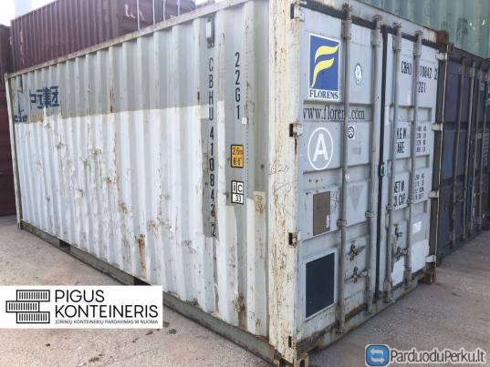 6m/20'dc jūrinis sandėliavimo konteineris