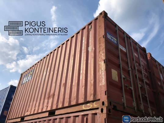 6m/20'dc jūrinis sandėliavimo konteineris