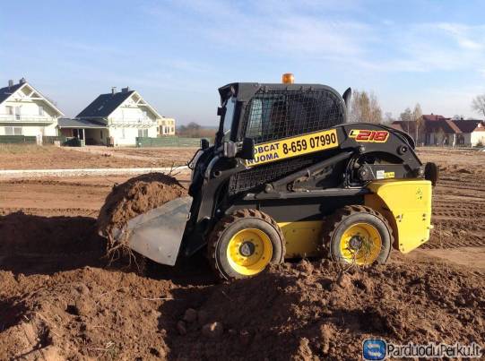 *865907990, BOBCAT NUOMA, ŽEMĖS LYGINIMAS
