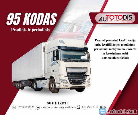 95 kodas pradinis/periodinis