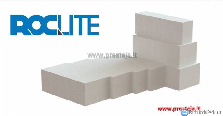 Akyto betono blokai Roclite-59.20eur/m3