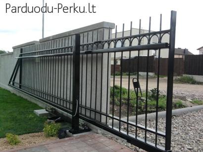 Akcija! Kiemo vartai automatiniai slenkantys tik 860 Eurų