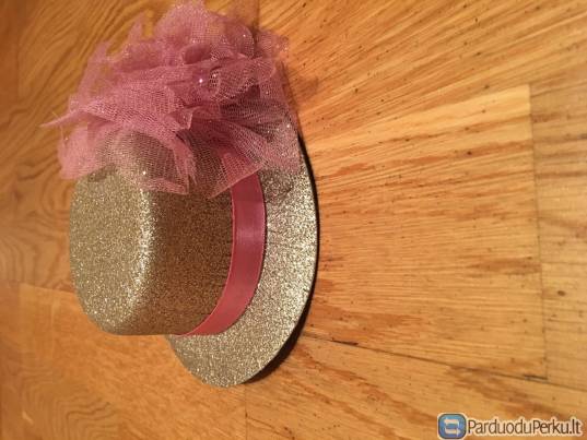 Aksesuaras- segama skrybėlė