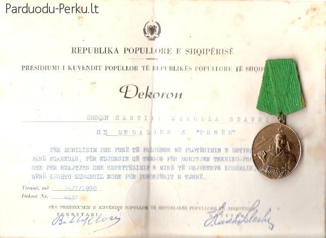 Albanijos LR medalis