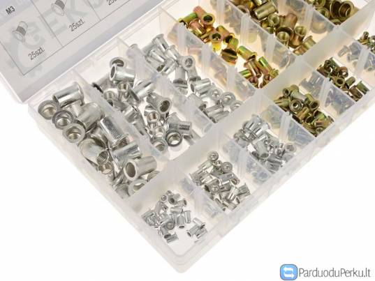 Aliuminės kniedės, srieginės kniedės