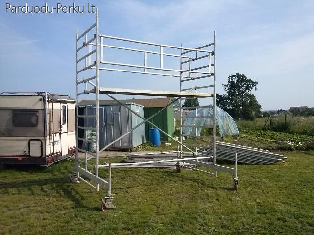 Aliuminis bokštelis LAYHER 13 m 1,50x2,85