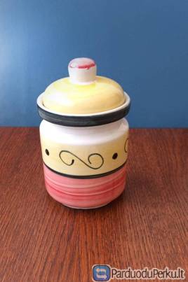 "Ambiance Romance" serijos keraminis indas su dangteliu, 750ml, A&P WARE