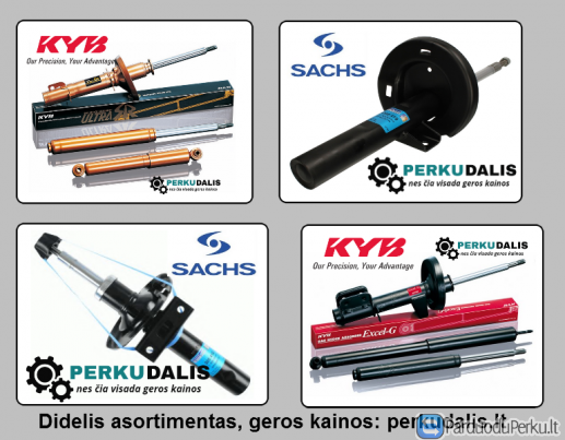 Amortizatoriai, pakabos spyruoklės įvairiems automobiliams geromis kainomis!