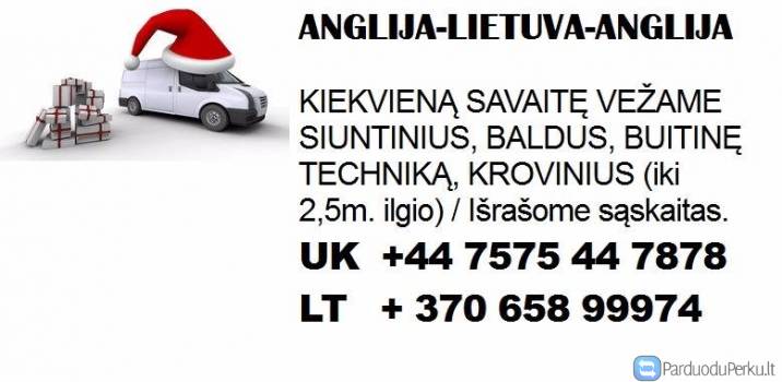 ANGLIJA-LIETUVA. PERVEZIMAI, PERKRAUSTYMAI...