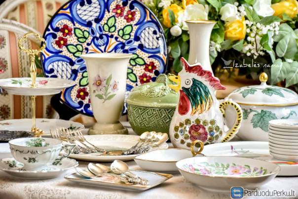 Antikvariniai indai, interjero detalės Kaune ir internete