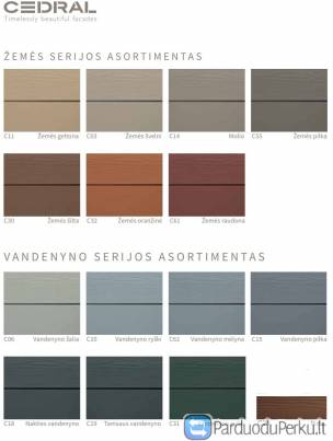 Apkala-cementinė dailylentė Cedral - Akcija