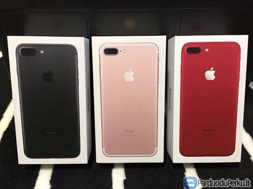 Apple iPhone 7 350 eurų ir iPhone 7 Plus 400 eurų 32/128 / 256GB