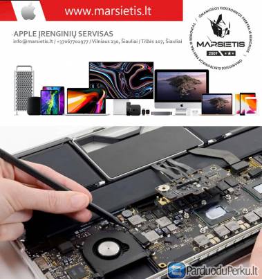 APPLE nešiojamų ir stacionarių kompiuterių remontas Šiauliuose ir visoje Lietuvoje