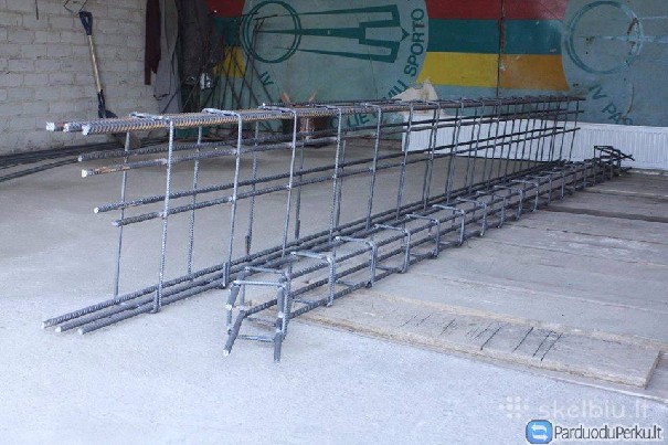 Armatura,karkasai,poliai, kolonos