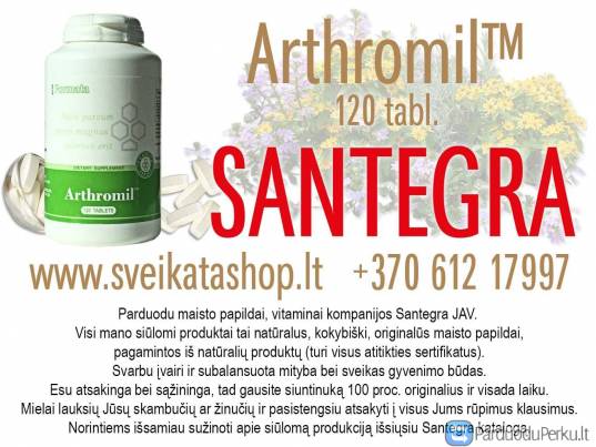 Arthromil™ 120 tabl – maisto papildas SANTEGRA / mob: 8 612 17997