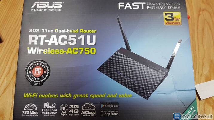 Asus Fast 733 Mbps Su 2-ju m Garantija